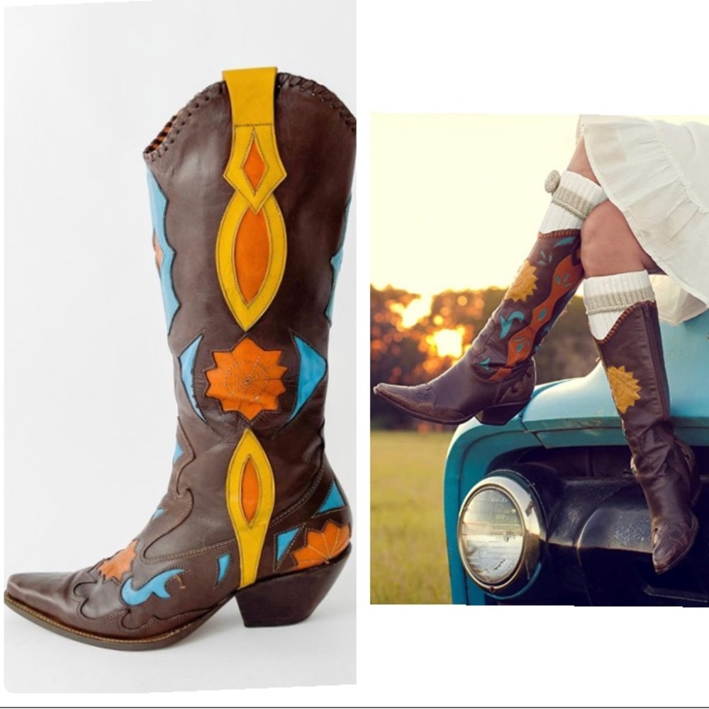 BCBGirls Western Multi Color Boots